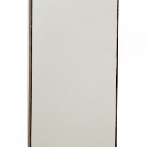 Grey Wood Wall Mirror 121cm