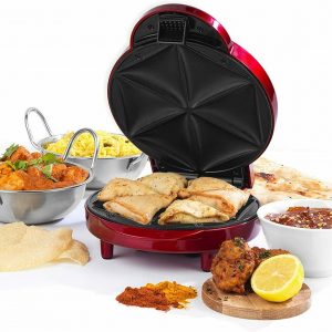 Giles & Posner 1000W Samosa Maker With Non-Stick Coated Cooking Plates EK3812G
