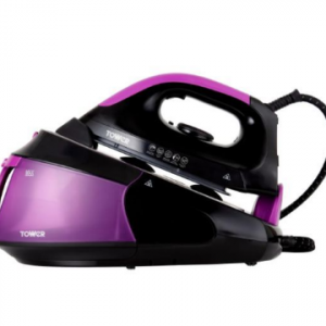 Tower 2400W 1.8L Steam Generator - Black/Purple