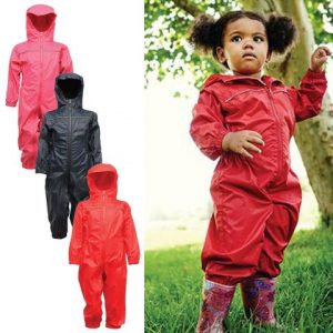 Regatta Kids Paddle 1 Piece Breathable Rainsuit