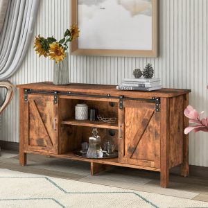 Modern TV Stand Entertainment Center Media Console Cabinet