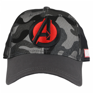 Grey/Camo Avengers Baseball Cap