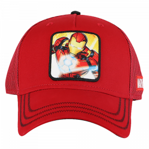 Red Iron Man Baseball Cap